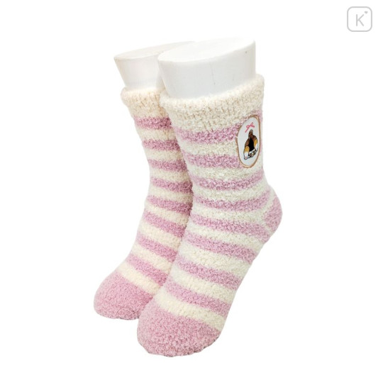 Japan Mofusand Marshmallow Crew Socks - Together with Curly Patch - 2