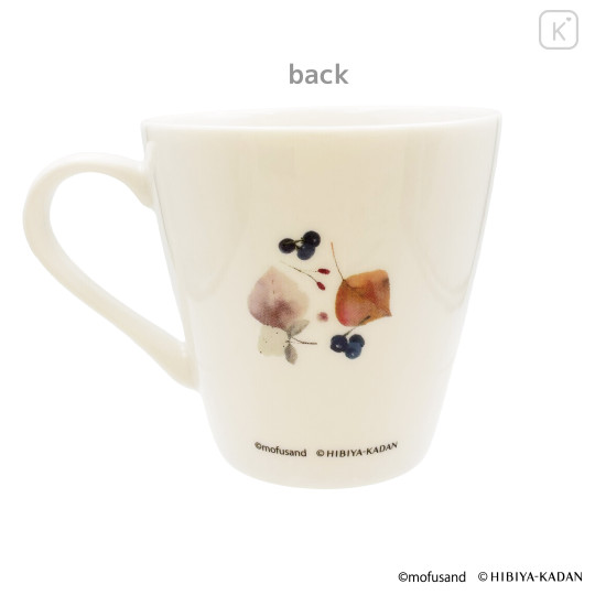 Japan Mofusand Hibiya Kadan Mug - Leaf - 4