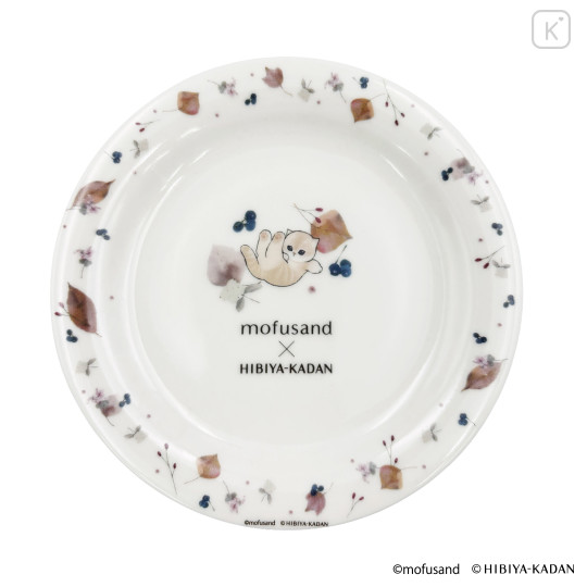 Japan Mofusand Hibiya Kadan Dessert Plate - Leaf - 1