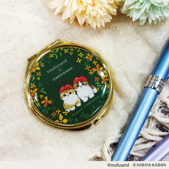 Japan Mofusand Hibiya Kadan Compact Mirror - 2
