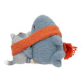 Japan Mofusand Plush Toy - Friendly Scarf Shark Cat & Chibi Cat - 5