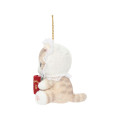 Japan Mofusand Mascot Holder - Brown and White Reading Cat - 6