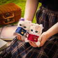 Japan Mofusand Mascot Holder - Siamese Reading Cat - 3