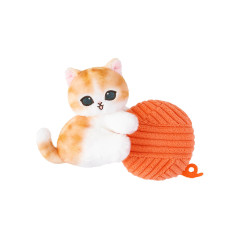 Japan Mofusand Measuring Tape with Plush - Red