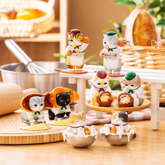 Japan Mofusand Gpsbox Figure Box Set - Bakery Cats - 2