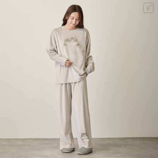 Japan Mofusand Roomwear Set (M) - Set Time To Sleep Gray - 3
