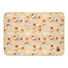 Japan Mofusand Warm 3-Way Blanket with Storage Pocket - Yarn