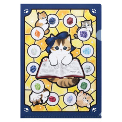 Japan Mofusand A4 Clear File - Jewel Cat