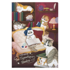 Japan Mofusand A4 Clear File - Study Cat