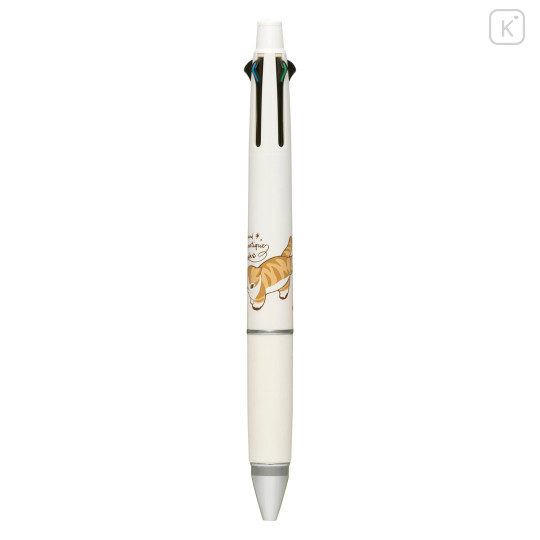 Japan Mofusand Jetstream 4&1 Multi Ballpoint Pen + Mechanical Pencil - Antique Cat Ivory - 4