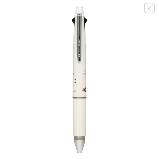 Japan Mofusand Jetstream 4&1 Multi Ballpoint Pen + Mechanical Pencil - Antique Cat Ivory - 5