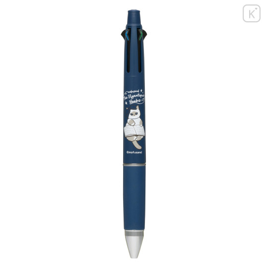 Japan Mofusand Jetstream 4&1 Multi Ballpoint Pen + Mechanical Pencil - Antique Cat Navy - 4