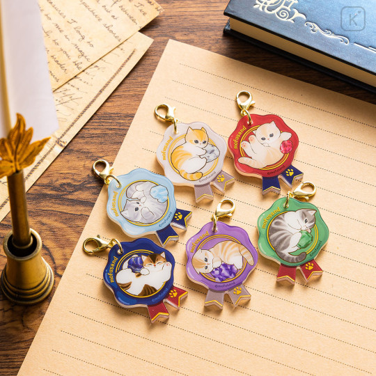 Japan Mofusand Secret Sealing Stamp Style Acrylic Charm - Antique Cat Blind Box - 2
