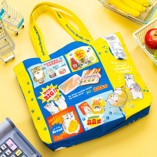 Japan Mofusand Large Tote Bag - Meow Meow Mart - 3