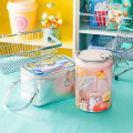 Japan Mofusand Mascot Pouch - Meow Meow Mart Peach Can - 3