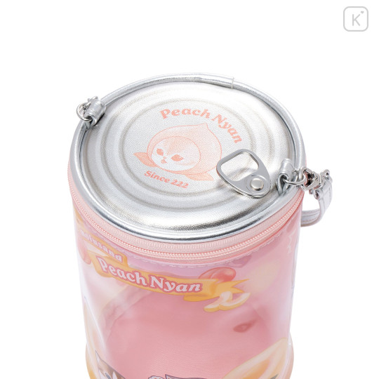 Japan Mofusand Mascot Pouch - Meow Meow Mart Peach Can - 6