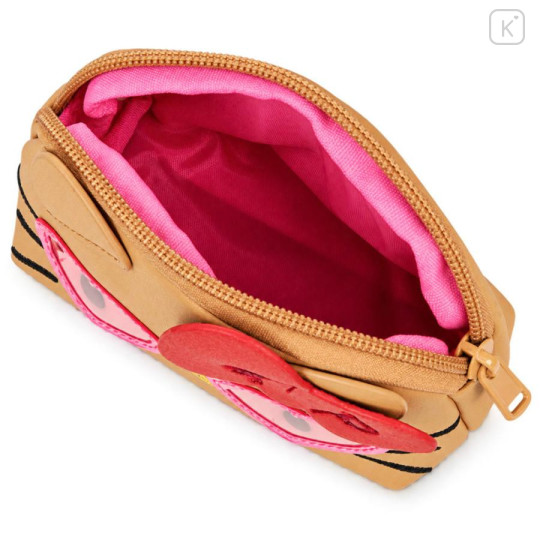 Japan Sanrio Mascot Cosmetic Pouch - Hello Kitty : Tan Swimsuit Party Heart Sunglasses - 4