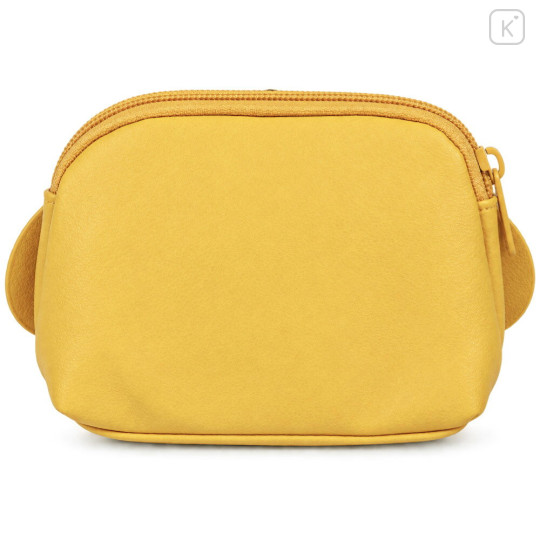 Japan Sanrio Mascot Cosmetic Pouch - Pompompurin : Tan Sunburned Heart Sunglasses - 3