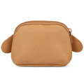 Japan Sanrio Mascot Cosmetic Pouch - Cinnamoroll : Tan Sunburned Heart Sunglasses - 3