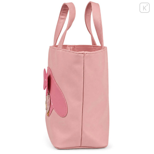 Japan Sanrio Mini Tote Bag - My Melody : Tan Sunburned Heart Sunglasses Pink - 2