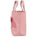 Japan Sanrio Mini Tote Bag - My Melody : Tan Sunburned Heart Sunglasses Pink - 2