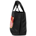 Japan Sanrio Mini Tote Bag - Hello Kitty : Tan Sunburned Heart Sunglasses Black - 2
