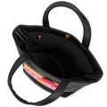 Japan Sanrio Mini Tote Bag - Hello Kitty : Tan Sunburned Heart Sunglasses Black - 4