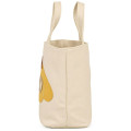 Japan Sanrio Mini Tote Bag - Pompompurin : Tan Sunburned Heart Sunglasses - 2