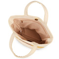 Japan Sanrio Mini Tote Bag - Pompompurin : Tan Sunburned Heart Sunglasses - 4