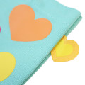 Japan Sanrio Mini Tote Bag - Usahana : Face Smile Turquoise Blue - 4