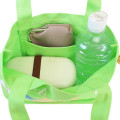 Japan Sanrio Mini Tote Bag - Usahana : Face Wink Sharp Green - 3