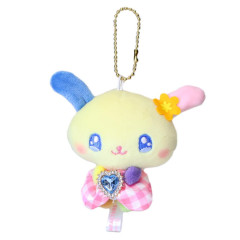 Japan Sanrio Petit Mini Mascot Holder - Usahana : Sparkly Ribbon Twinkle Eyes
