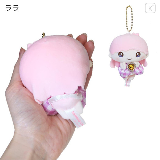 Japan Sanrio Petit Mini Mascot Holder - Little Twin Stars : Lala Sparkly Ribbon Twinkle Eyes - 2
