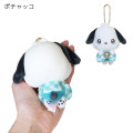 Japan Sanrio Petit Mini Mascot Holder - Pochacco : Sparkly Ribbon Twinkle Eyes - 2