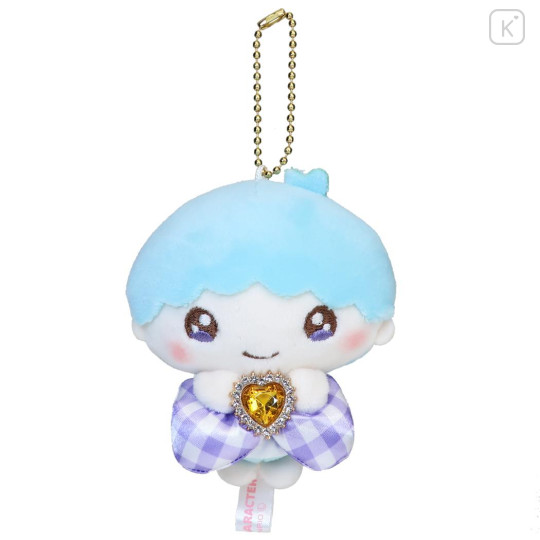Japan Sanrio Petit Mini Mascot Holder - Little Twin Stars : Kiki Sparkly Ribbon Twinkle Eyes - 1