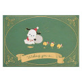 Japan Sanrio 3D Greeting Card - Pochacco : Christmas Tree & Fireplace - 2