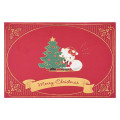 Japan Sanrio 3D Greeting Card - Hello Kitty & Tiny Chum : Christmas Tree & Snowman - 2
