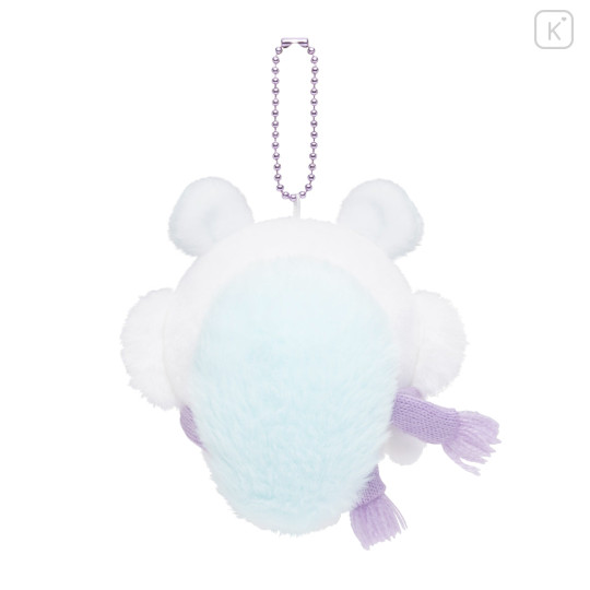 Japan Chiikawa Mascot Holder - Momonga : Eating Steamed Bun - 5