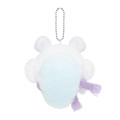 Japan Chiikawa Mascot Holder - Momonga : Eating Steamed Bun - 5