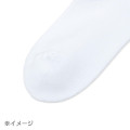 Japan Sanrio Back Ribbon Crew Socks - Hello Kitty : Sanrio Sports Black - 5