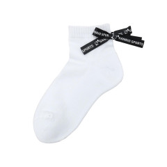 Japan Sanrio Back Ribbon Crew Socks - Hello Kitty : Sanrio Sports White