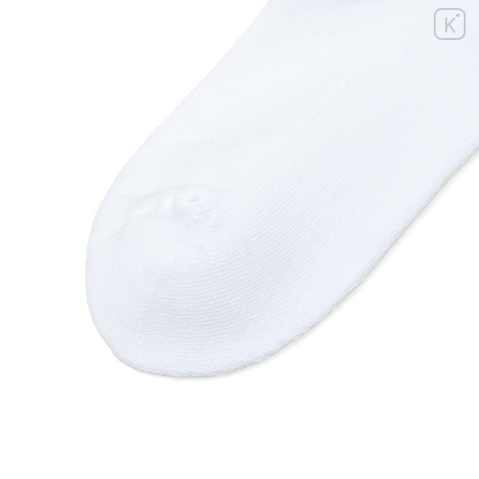 Japan Sanrio Back Ribbon Crew Socks - Hello Kitty : Sanrio Sports White - 5