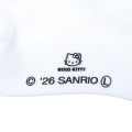 Japan Sanrio Back Ribbon Crew Socks - Hello Kitty : Sanrio Sports White - 6