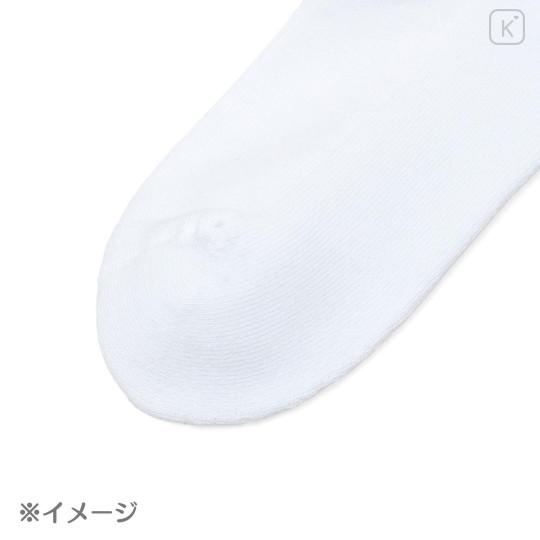 Japan Sanrio Back Ribbon Crew Socks - Hello Kitty : Sanrio Sports Pink - 5