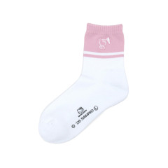 Japan Sanrio Line Crew Socks - Hello Kitty : Sanrio Sports Pink