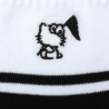 Japan Sanrio Line Crew Socks - Hello Kitty : Sanrio Sports Black - 3