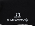 Japan Sanrio Line Crew Socks - Hello Kitty : Sanrio Sports Black - 6