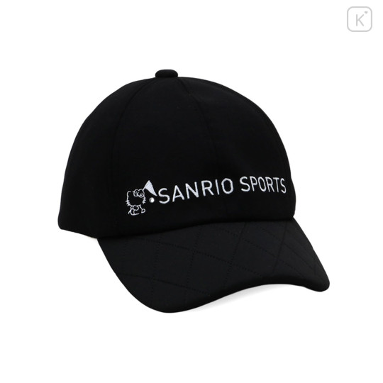 Japan Sanrio Quilted Cap - Hello Kitty : Sanrio Sports Black - 1