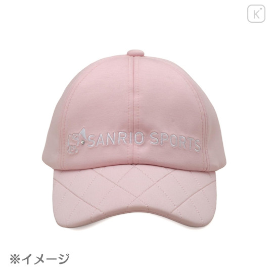 Japan Sanrio Quilted Cap - Hello Kitty : Sanrio Sports Black - 2