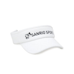 Japan Sanrio Quilted Sun Visor - Hello Kitty : Sanrio Sports White